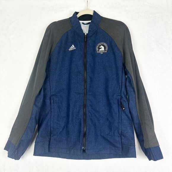 Adidas 2016 Boston 120th Marathon Full Zip Jacket Size Medium NEW Athletic - Picture 1 of 8